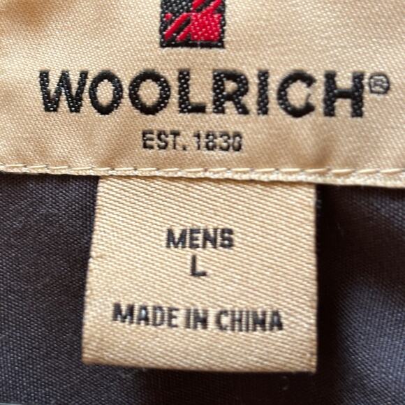 Vintage 2005 Woolrich Men's Shirt Jacket 100% Wool - L - Picture 6 of 10